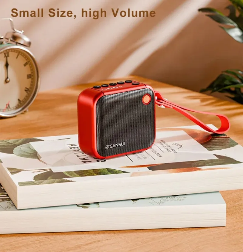 Sansui F39 Portable Radio Wireless Bluetooth Speaker HIFI Stereo Surround Bass TF Card USB BT Mode Outdoor MP3 Music Soundbox