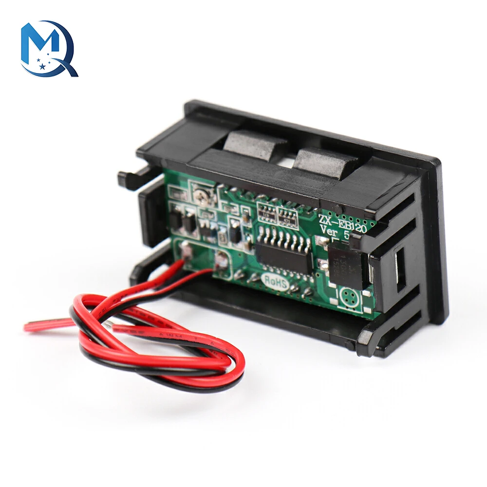 0.56" LED Digital Voltmeter Tester 12-60V Electric Vehicle Car Electricity Meter DIY Mini Test Battery Gauge Level Indicator