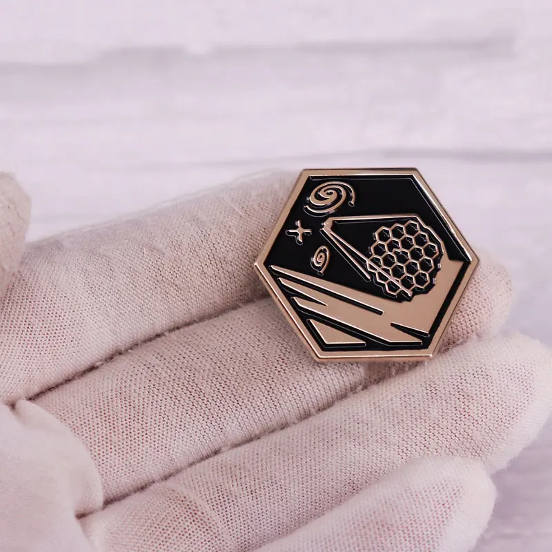 James Webb Space Telescope Enamel Pin JWST Badge Brooch Gift Backpack Decoration Jewelry