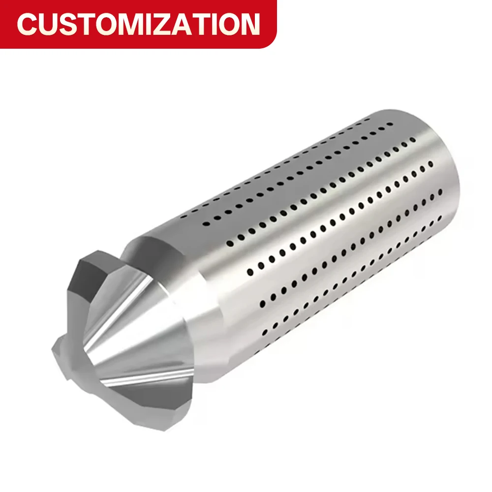 Customized new type of plastic injection molding machine filter element injection filter nozzle stainless steel multi-blade