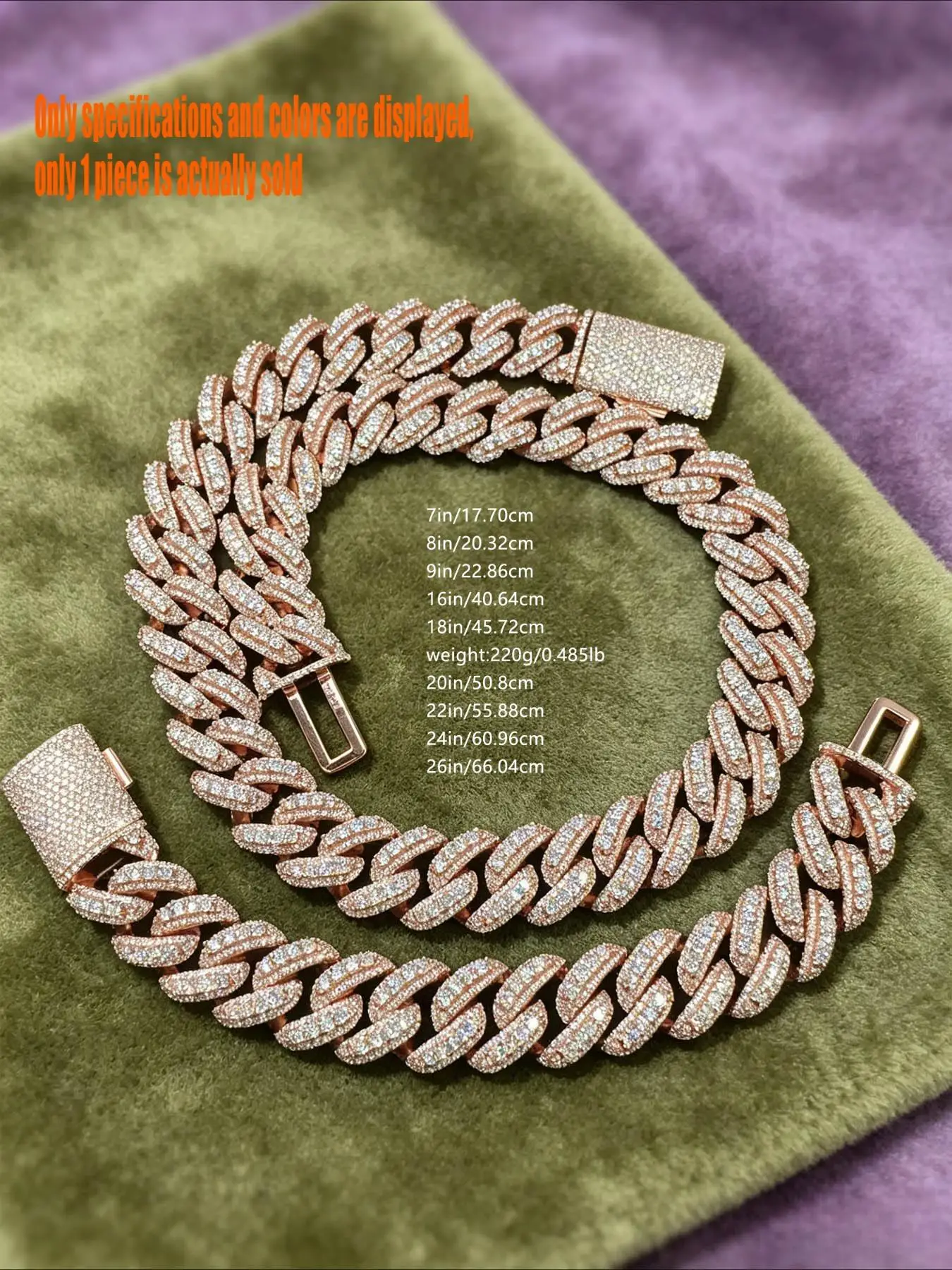 18Mm atmosphere hiphop heavy industry Cuban chain,unique large version design vwith high recognition,Halloween Thanksgiving gift