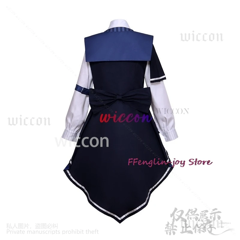 Anime Vtuber Cosplay YouTuber Blanche Fleur disfraz vestido Halloween Lolita gótico traje de vampiro pelucas para mujeres niñas personalizado