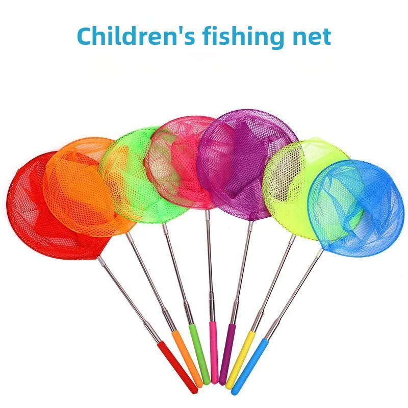 

Retractable Fishing Net Insect Butterfly Dragonfly Net Outdoor Portable Fishing Net Children Fun Game Fishing Toys