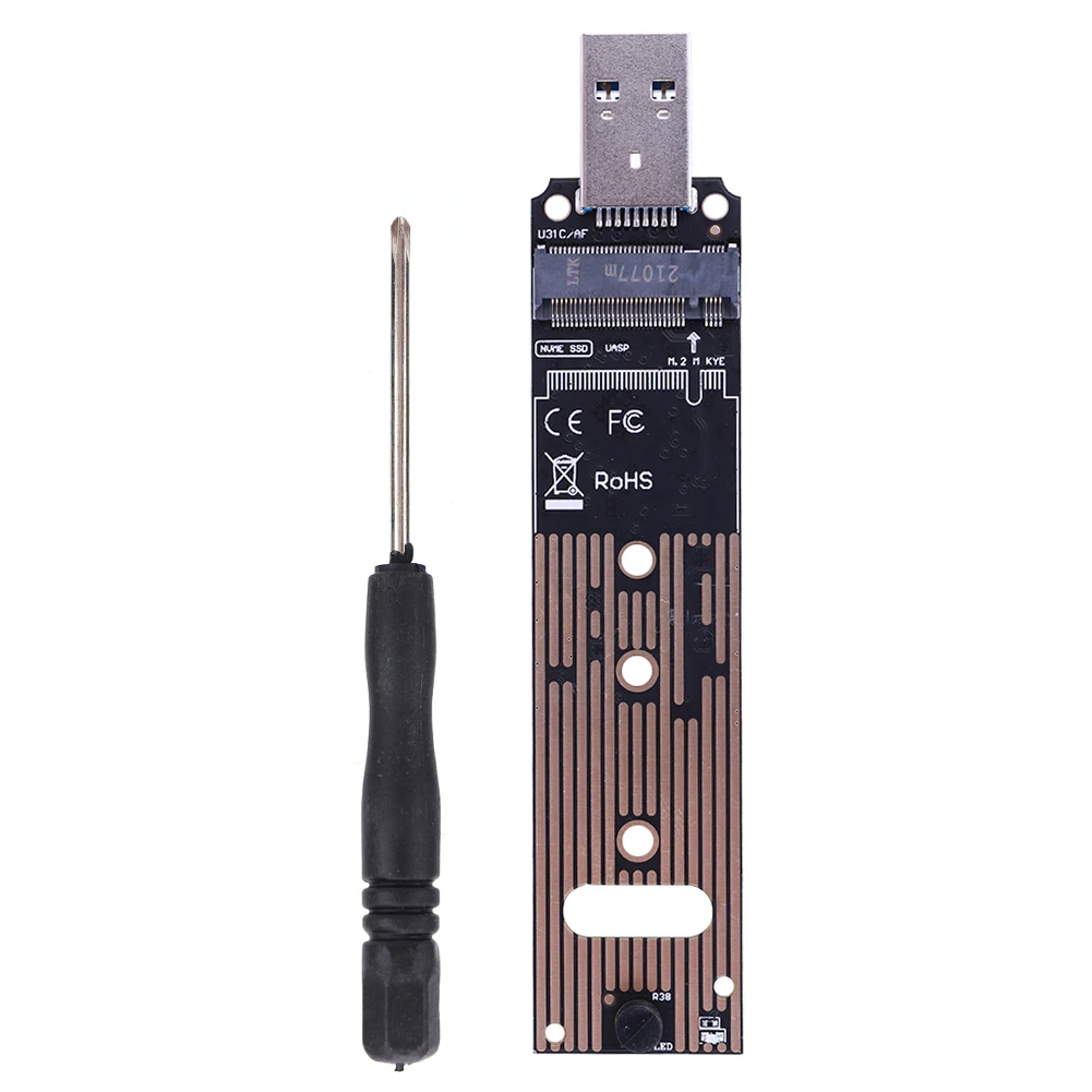 Boîtier Externe M.2 NVMe/SATA USB 3.1 10 Gbps – Adaptateur SSD M.2 Sans Outils Pour 2230/2242/2260/2280 PCIe & SATA
