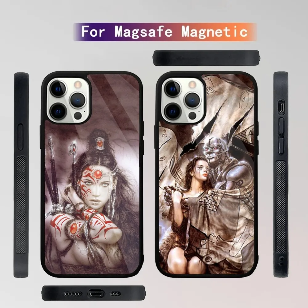 

Luis Royo Art Phone Case For iPhone 15,14,13,12,11,Plus,Pro,Max Mini Magsafe Magnetic Wireless Charging