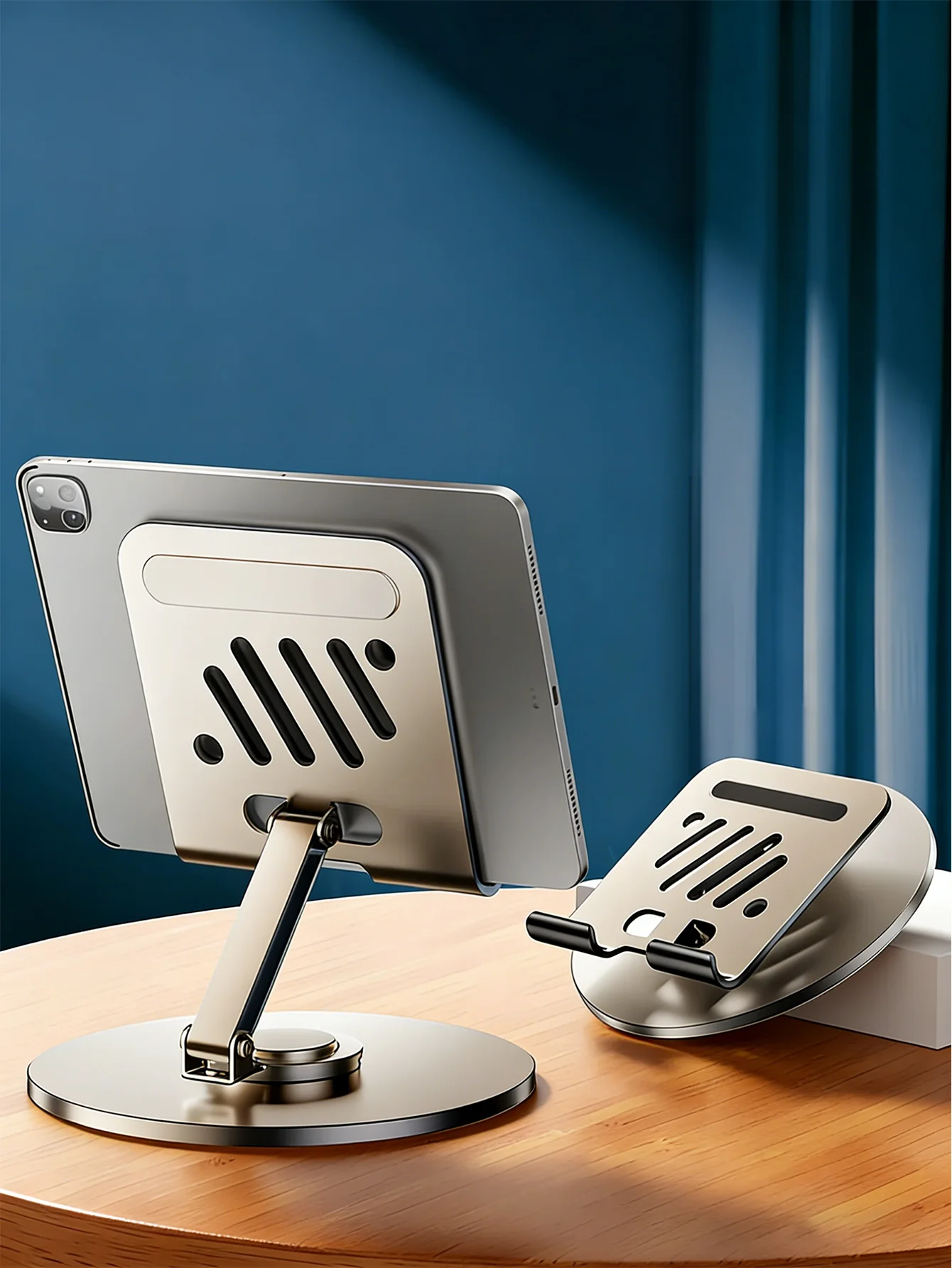 360° Rotatable Metal Foldable Stand - Universal for Phone iPad Kindle