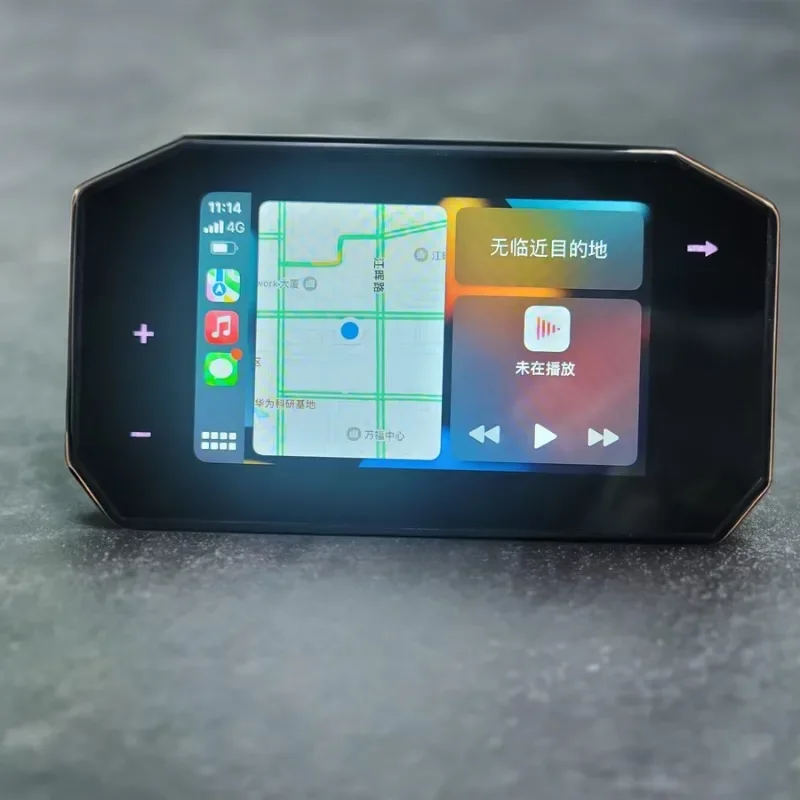 Layar sentuh tampilan navigasi speedometer sepeda motor listrik