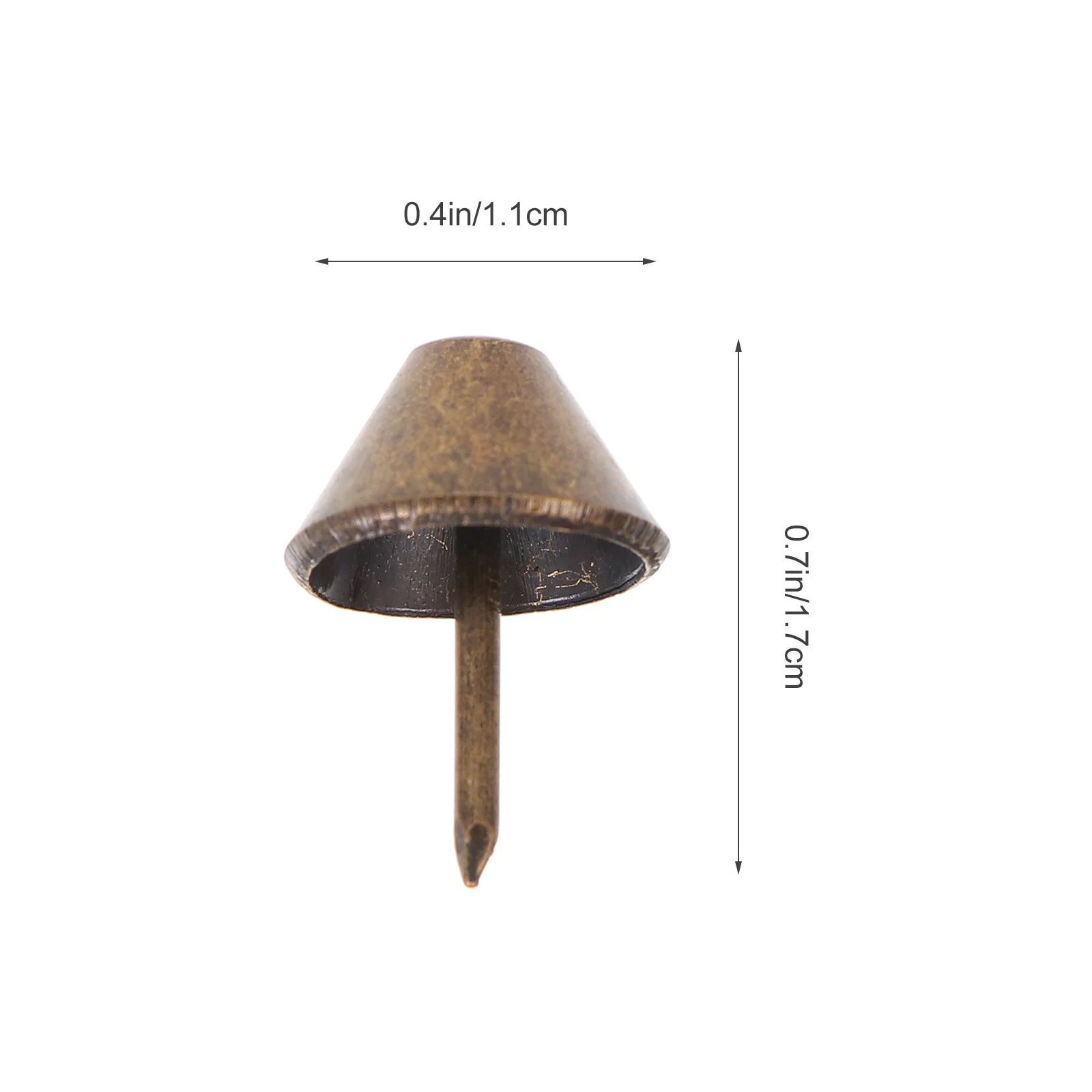 100 قطعة مسامير المفروشات خمر دائم الحديد الأثاث الأظافر دبابيس الزخرفية ل أريكة كرسي السرير المنزل المفروشات #5