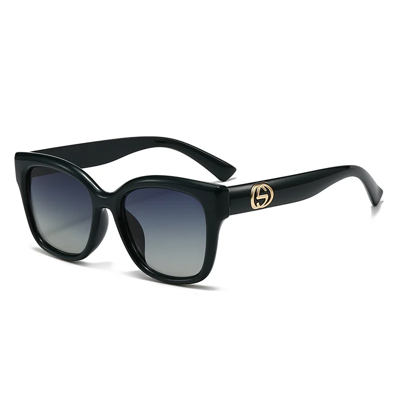 Óculos retrô minimalistas de cor sólida com pontas decorativas de templo para fotografia de rua e uso diário