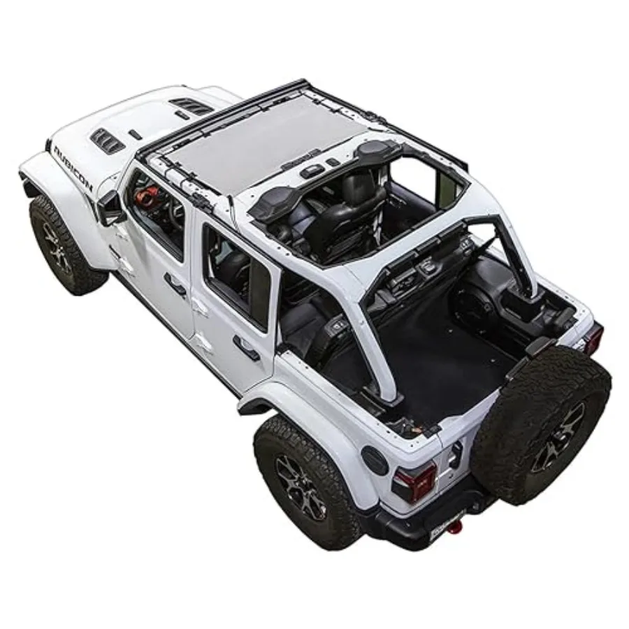 

JL 4-дверный полусолнцезащитный козырек, верхняя часть, совместимая с Jeep Wrangler JL 2-дверный JLU Rubicon Sahara Sport, все накладки, подушка безопасности, безопасная, США, сделано 10