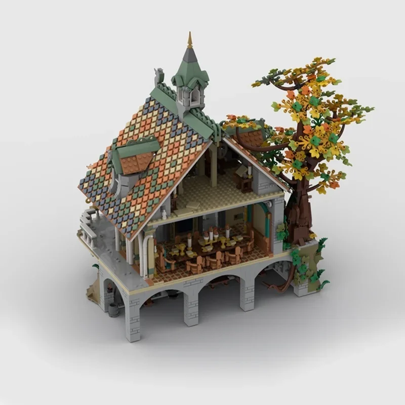 3660pcs MOC De Laatste Huis Hobbit En Model Speelgoed Bouwstenen Architectuur Kerstcadeau DIY Idee Onderwijs Baksteen