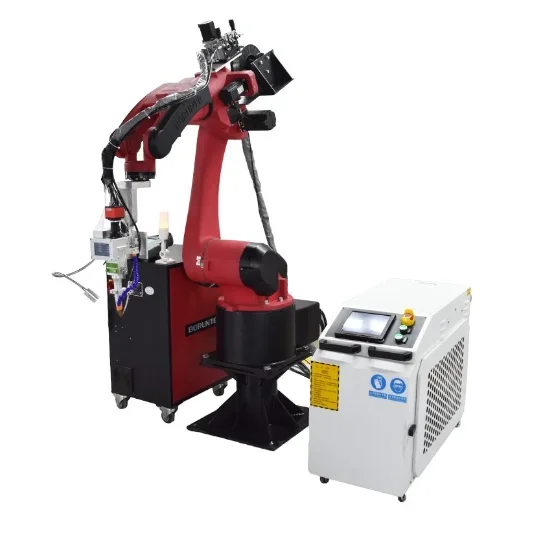 Automated Robotic Fiber  Welding Machine with Wire Filler Machine