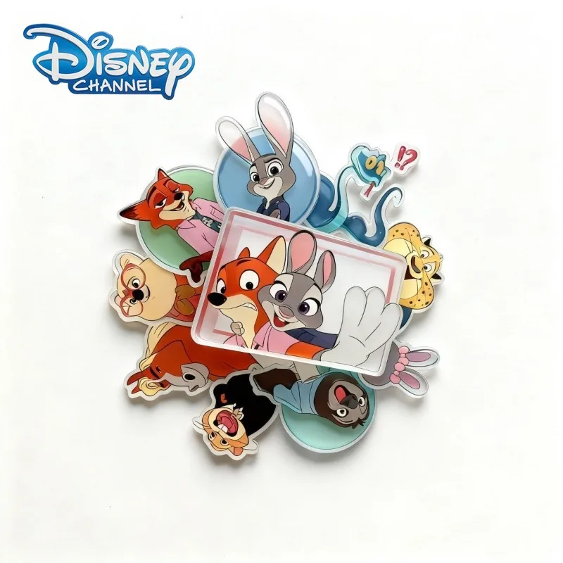 

Disney Zootopia 2 Fridge Magnet Gary Cartoon Cute Figure Acrylic Rotating Magnetic Sticker Refrigerator Decoration New Home Gift