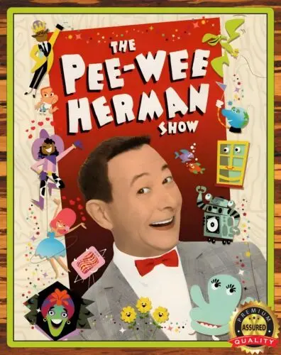 

The Pee-wee Herman Show-Reprint-редкий металлический знак