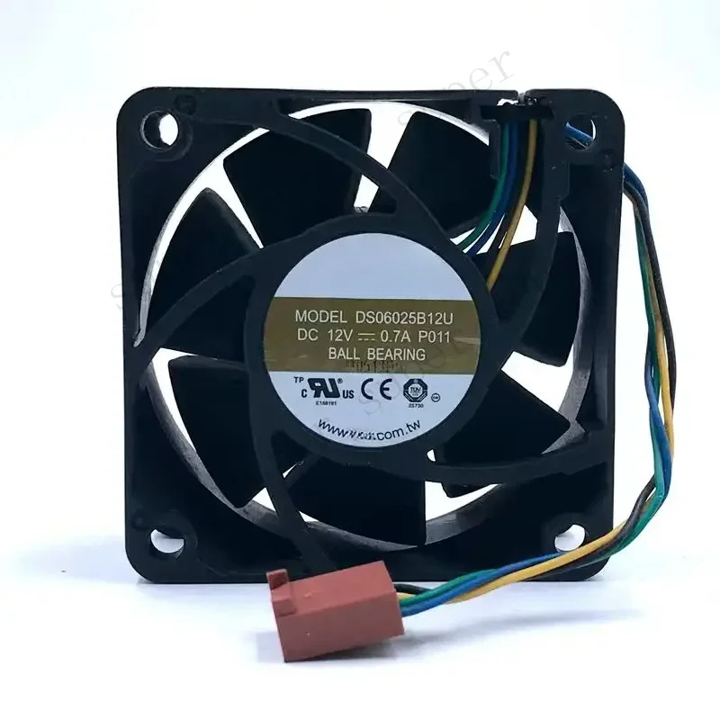 DS06025B12U P011 60mm 6cm DC 12V 0.70A Pwm Server Inverter Cooling Fan 60X60X25mm CPU PC Cooler