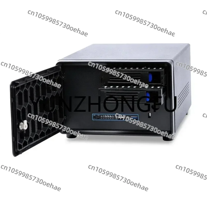 New 2Bays J4105/J4125 Processor  Hotswap  Storage Device Barebone Server Wtih 8GB RAM and Intel 16GB Optane NVMe SSD