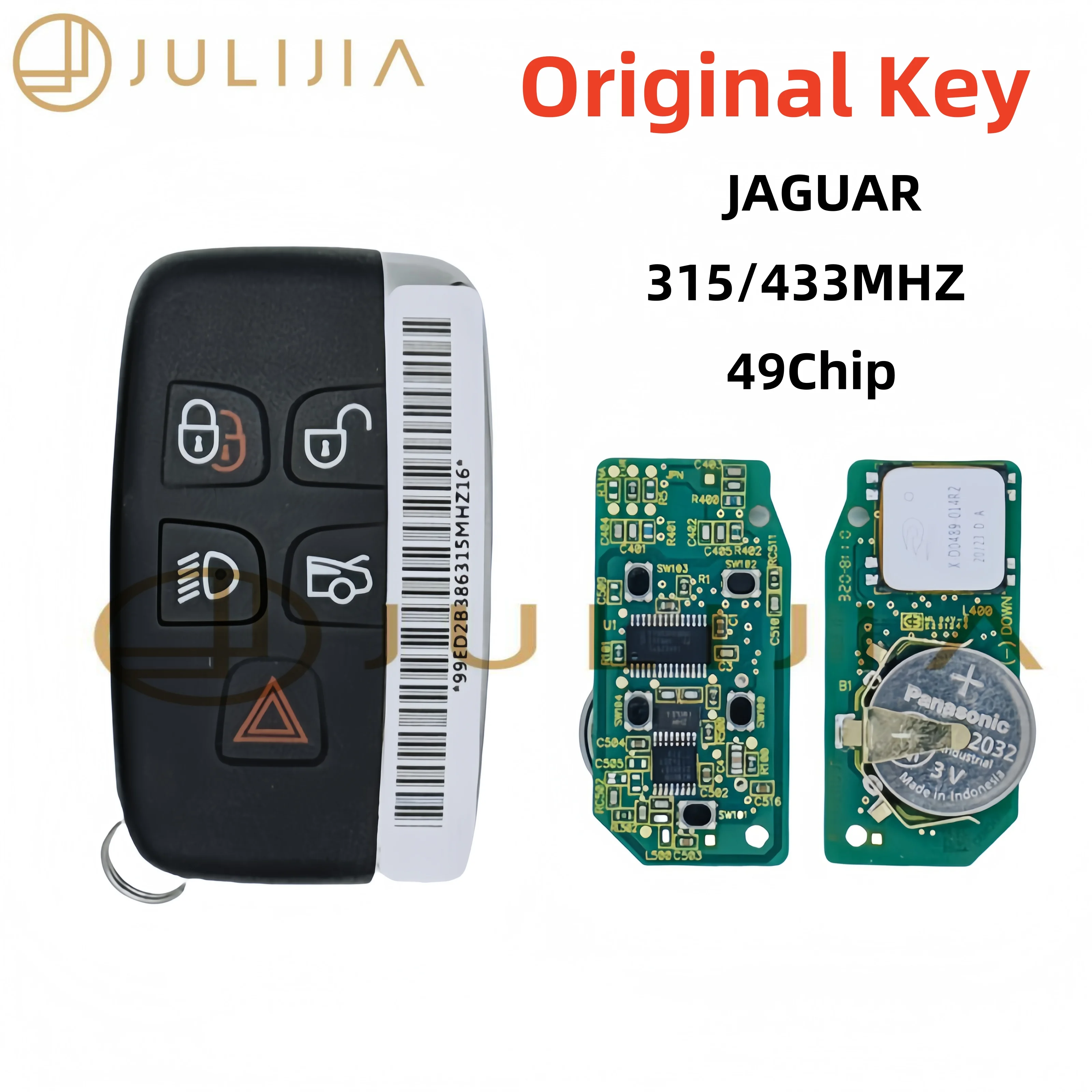 JULIJIA Original OEM Smart Remote Key fob 315/434MHZ for Land Rover Range Rover Sport Evoque Vogue for Jaguar XJ Xe XF 2010-2020 view 4