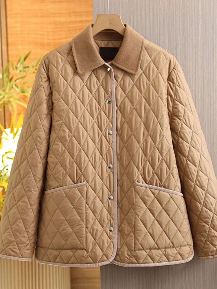 

Повседневное хлопковое пальто Jaet, женское стеганое пальто, легкая теплая хлопковая одежда для мам, утягивающая верхняя одежда, модная одежда для поездок на работу