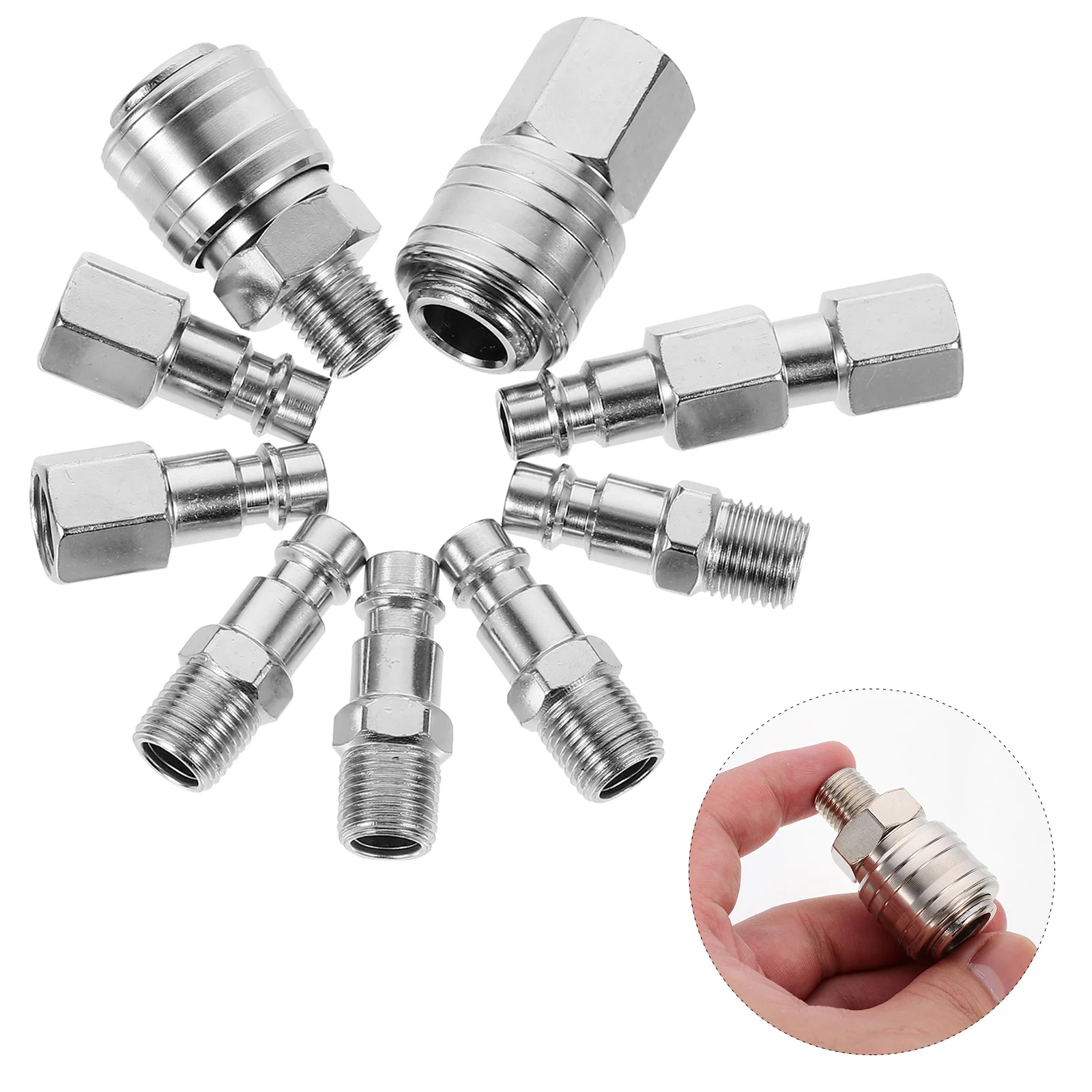 

10Pcs High Performance Quick Release Couplers Connectors Fast Installation No Tools Required Connectors