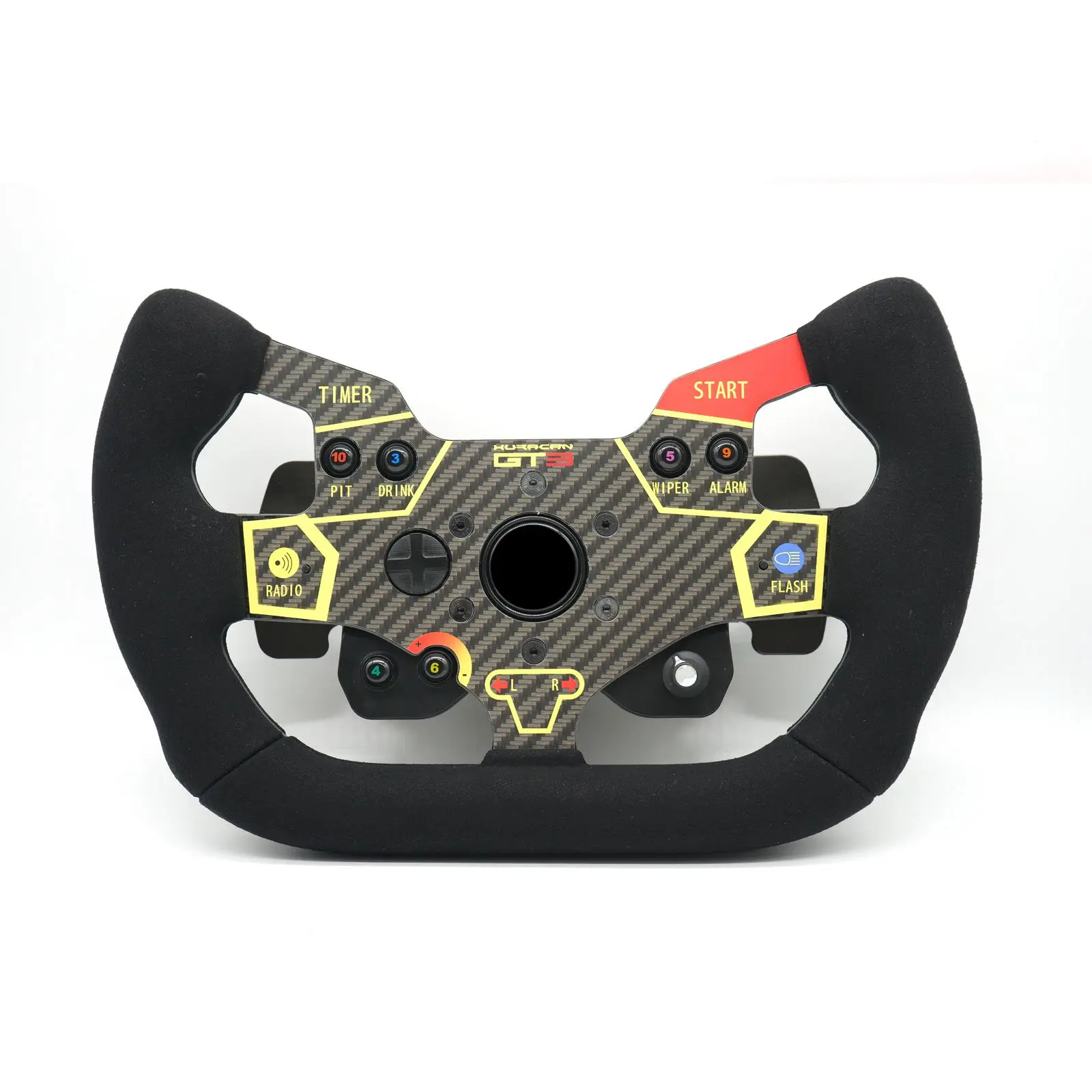 DIY koła do gry wyścigowe Thrustmaster T300RS do F1 SIM dla T300RS/GT dla SIMAGIC Huracan GT1 GT3 Wheel Mod czarny