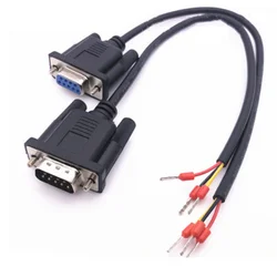 DB9 to 3pin (2 3 5 )Cable 3pin RS232 RS485 Converter DB9 Female Plug/ Male Terminal wire 30cm