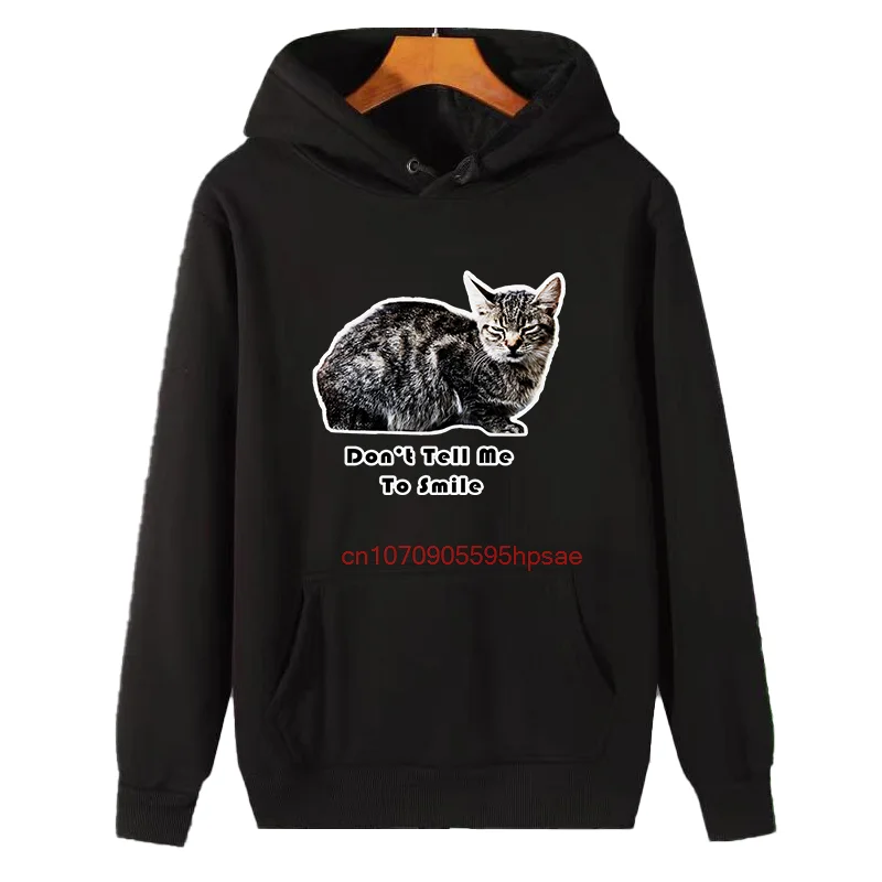 

Толстовки с капюшоном и графикой Sad Cat Meme, зимние предметы первой необходимости, флисовая толстовка с капюшоном, новые модные толстовки и блузки, мужская зимняя одежда