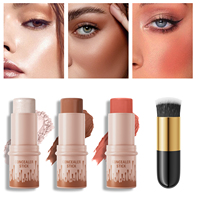 Contour Stick Set Natural Matte Finish Highlighters Shadow Waterproof Contouring Wand V-face Shaping Contour Pen Face Makeup