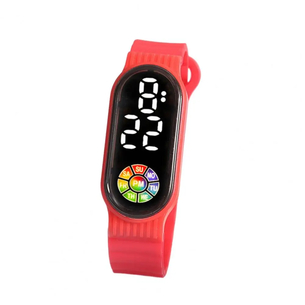 Prachtige Digitale Horloge Led Horloge Touch Control Kids Digitale Sport Horloge Decoratie