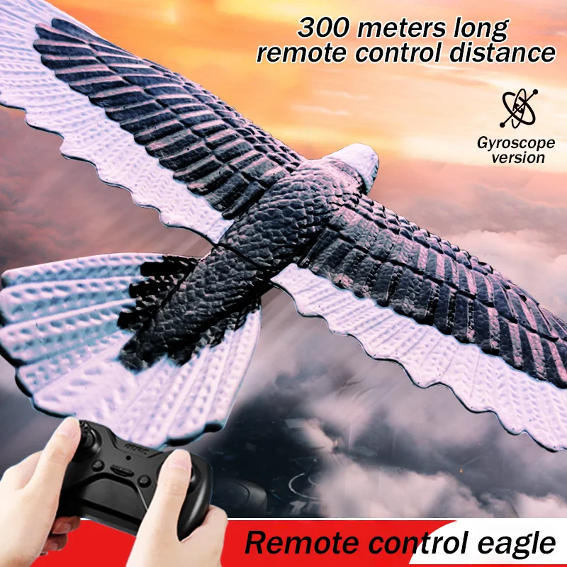 

Radio remote control Eagle aircraft 2.4G fixed-wing glider 360° RC EPP aircraft model boy toy children's birthday gift
