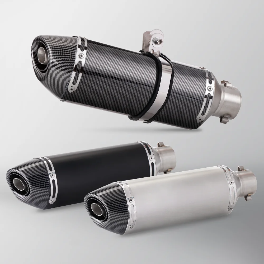 Ponteira de Escape Universal para Motocicletas com DB Killer para ZX6R ZX10 Z900 Z1000 CBR1000 Z750 R1 S1000RR PCX125 R27 R77