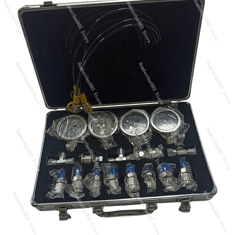 Hydraulic Pressure Measurement Kit Diagnostic Tool 4 Gauge Hydraulic Pressure Gauge Set