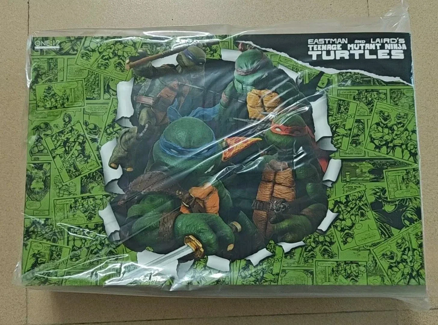 New In Stock Mezco One: 12 Ninja Turtle 6-Inch Luxury Set 4pcs Movable Dolls Gift