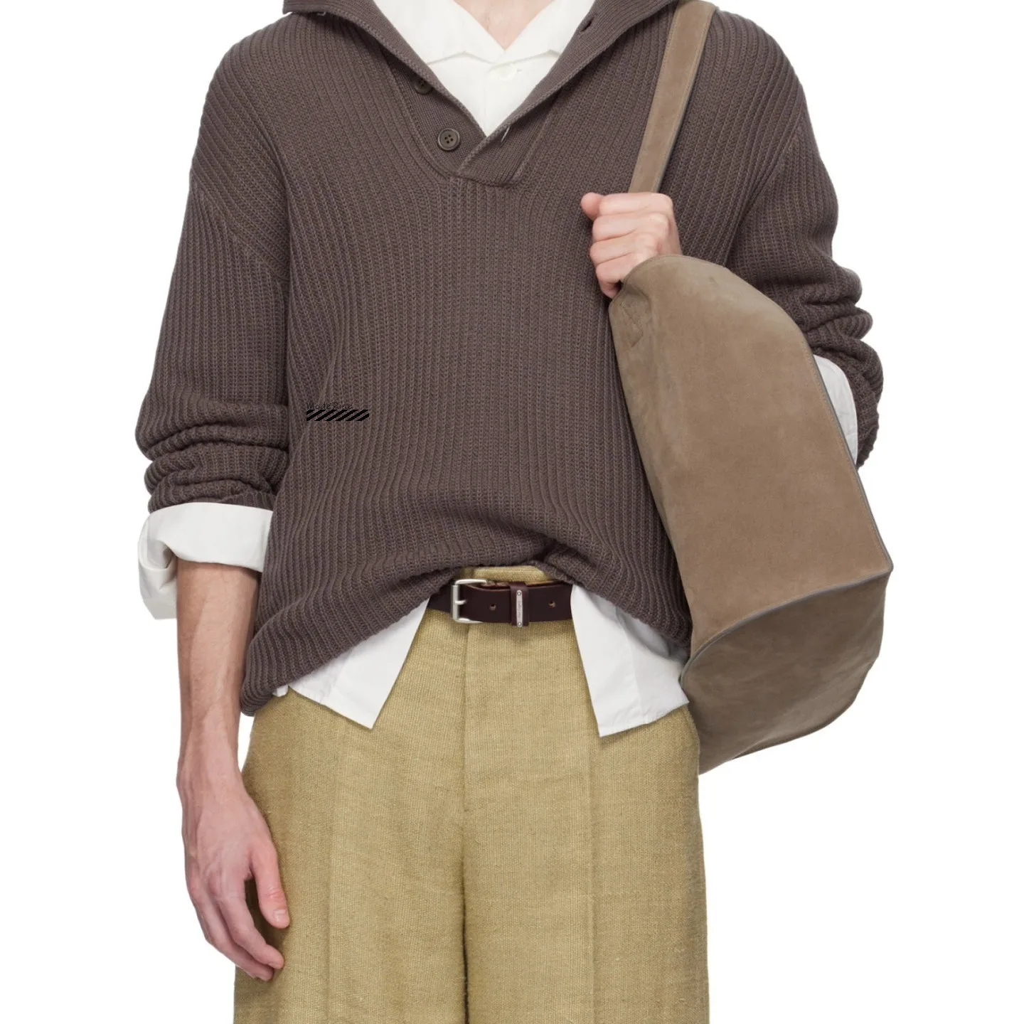 

Свободный вязаный свитер с круглым вырезом и отложным воротником, повседневный стиль для мужчин и женщин, теплый, эластичный, с длинными рукавами, осенняя мода