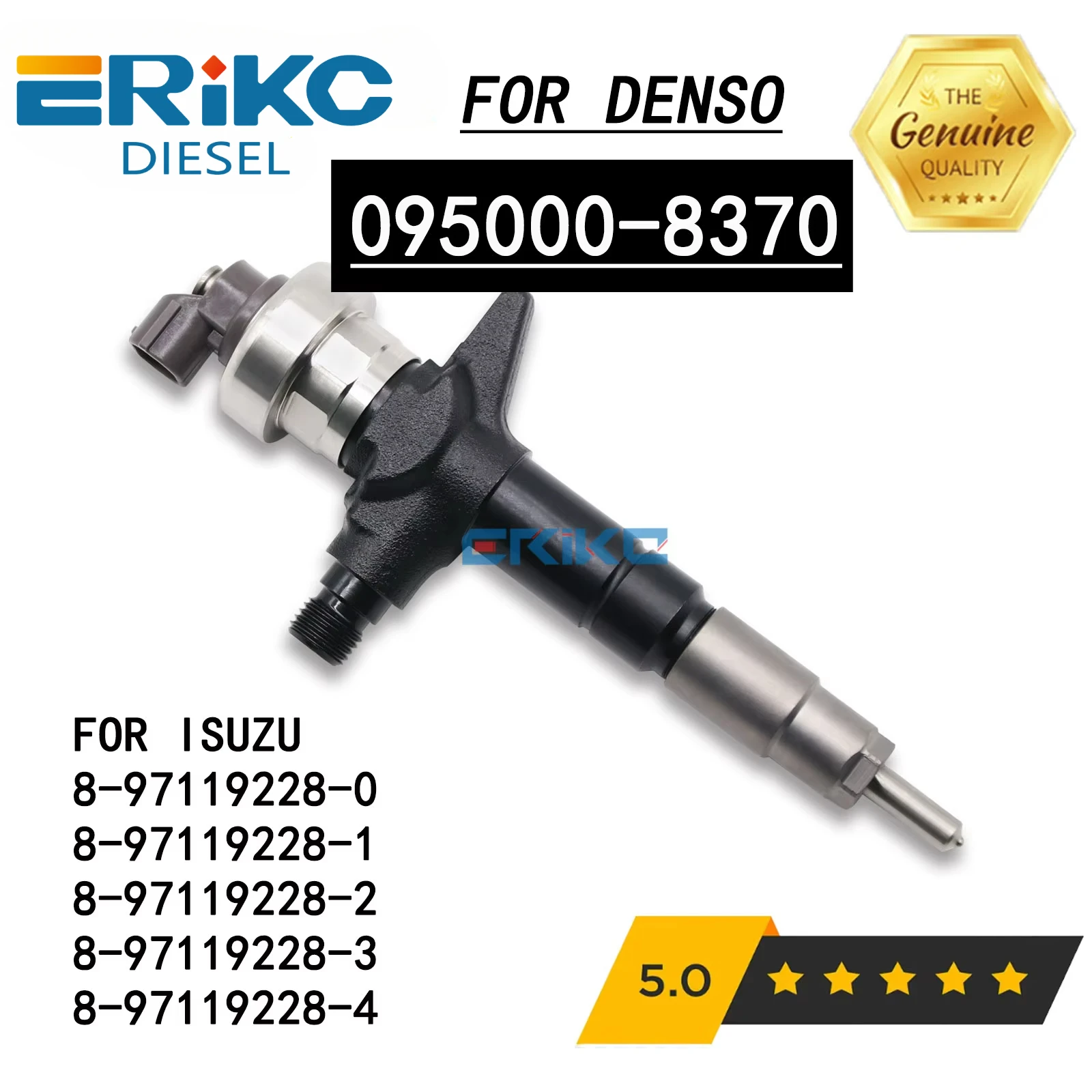 095000-8370 095000-8371 Common Rail Injector 8-97119228-0 8-97119228-1 for DENSO Isuzu 8971192280 8971192281