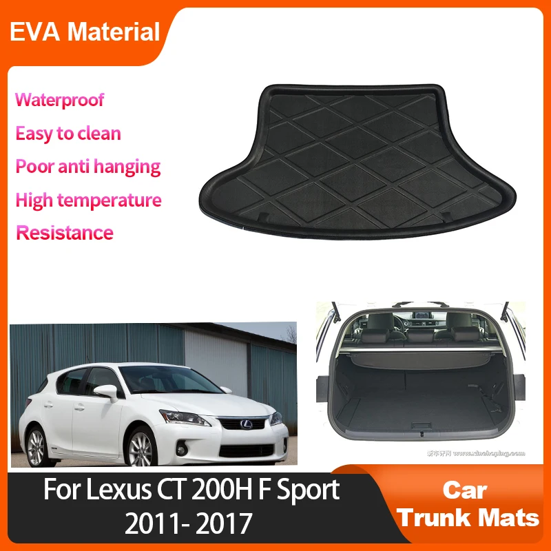 

Trunk Mat For Lexus CT 200H CT200H FSport F Sport 2011 2012 2013 2014 2015 2016 2017 Car Accessorie Waterproof Trunk Storage Pad