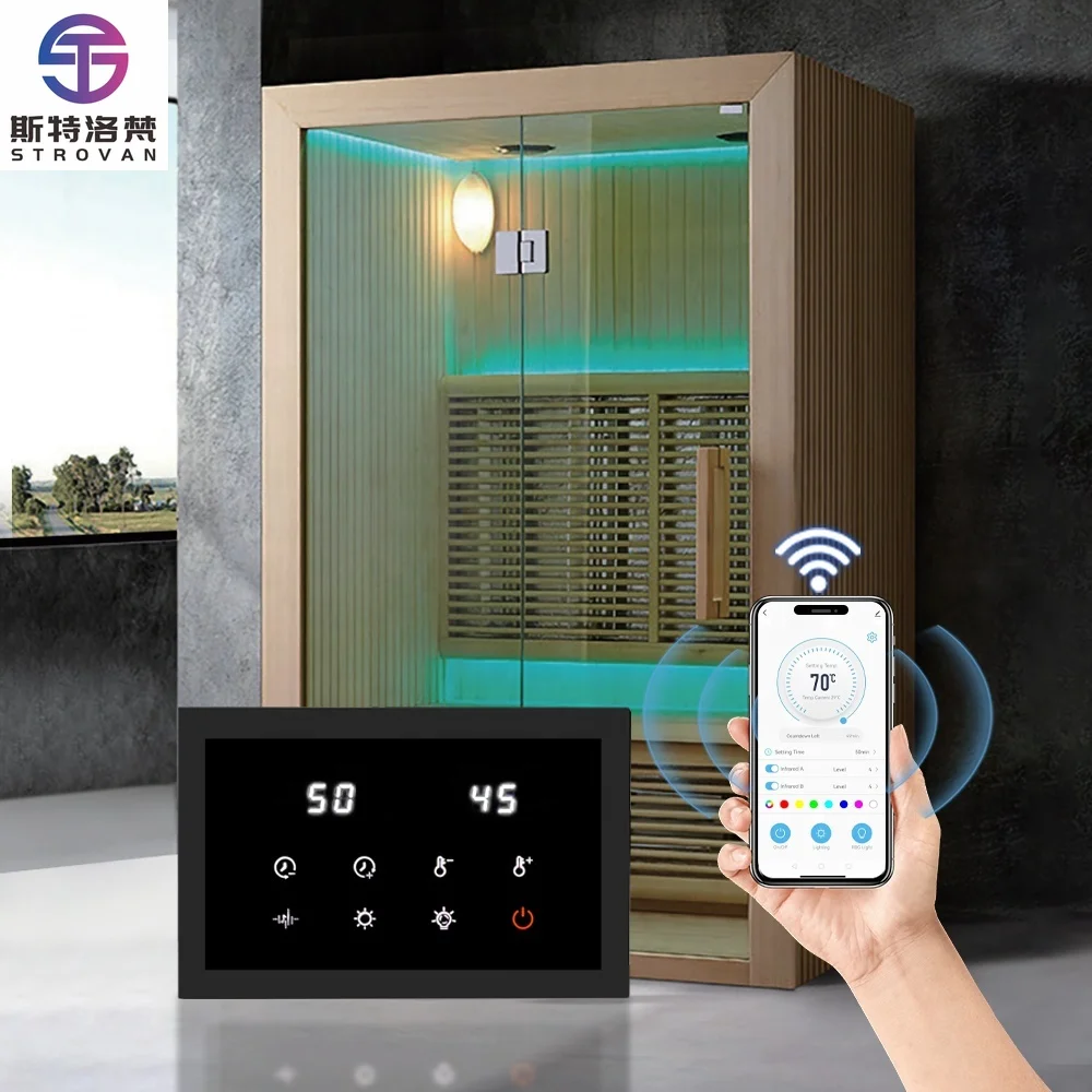 

High Quality WiFi Infrared Light Wave Heating Room Temperature Controller Compatible with All Brands