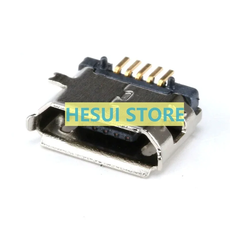 All copper MicroUSB socket MINIUSB female 5-pin patch