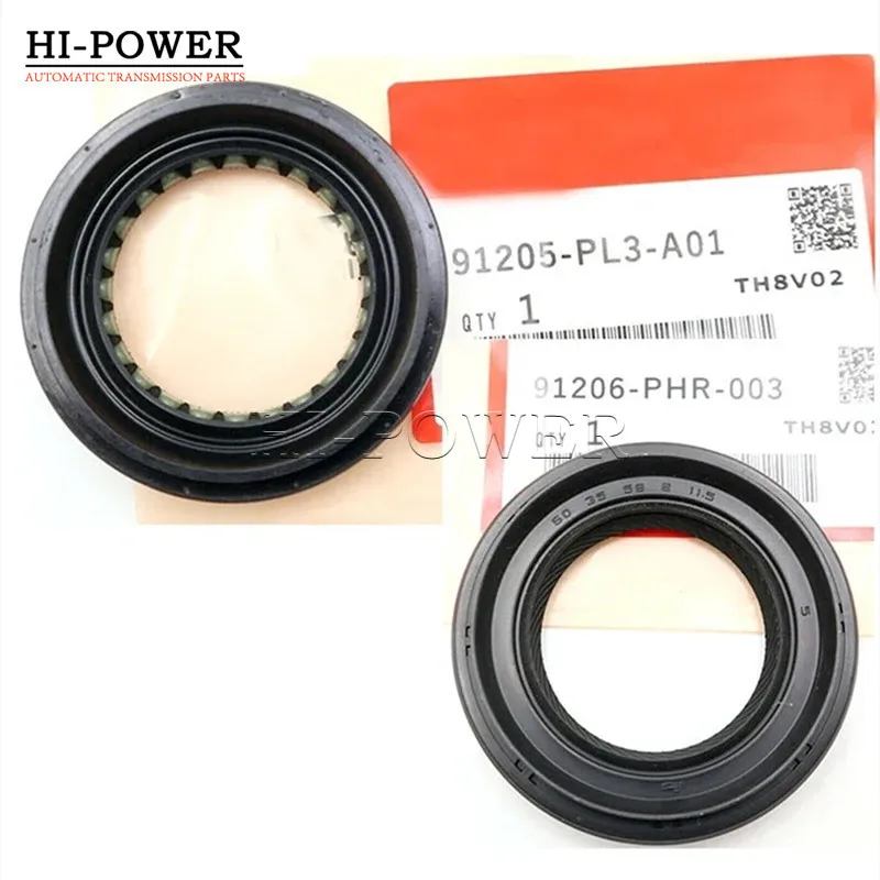 

OEM 91205-PL3-A01 / 91206-PHR-003 дифференциальные масляные уплотнения трансмиссии, прокладка для Honda Civic Accord, фиксатор редуктора