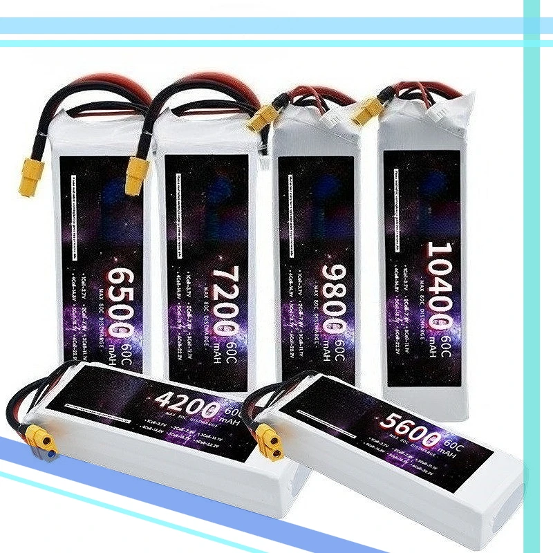4200mAh 60C 11.1V 3S لملحقات بطارية نموذج الطائرة بدون طيار والطائرة بطارية ليثيوم عالية السعة - أيون