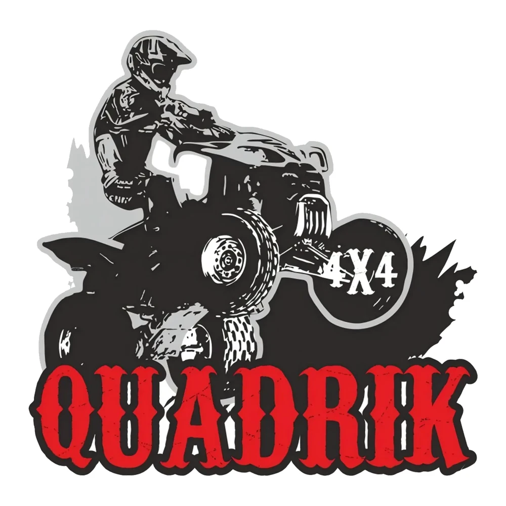 Hаклейка на авто квадроцикл Quadrik 4х4 Decals, Self-adhesive, Waterproof Vinyl Stickers for Car, Bumper, Window, Laptop, Wall