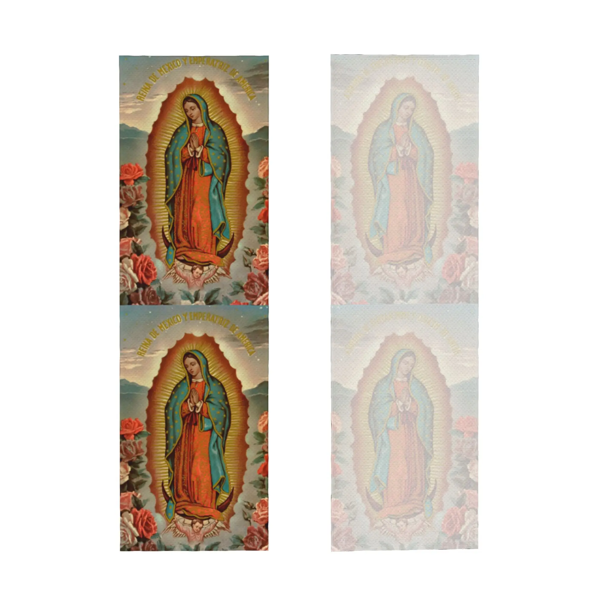 Our Lady of Guadalupe Cold Exercise Towel Quick Dry Face Towel Catholic Virgin Mary Running Towels