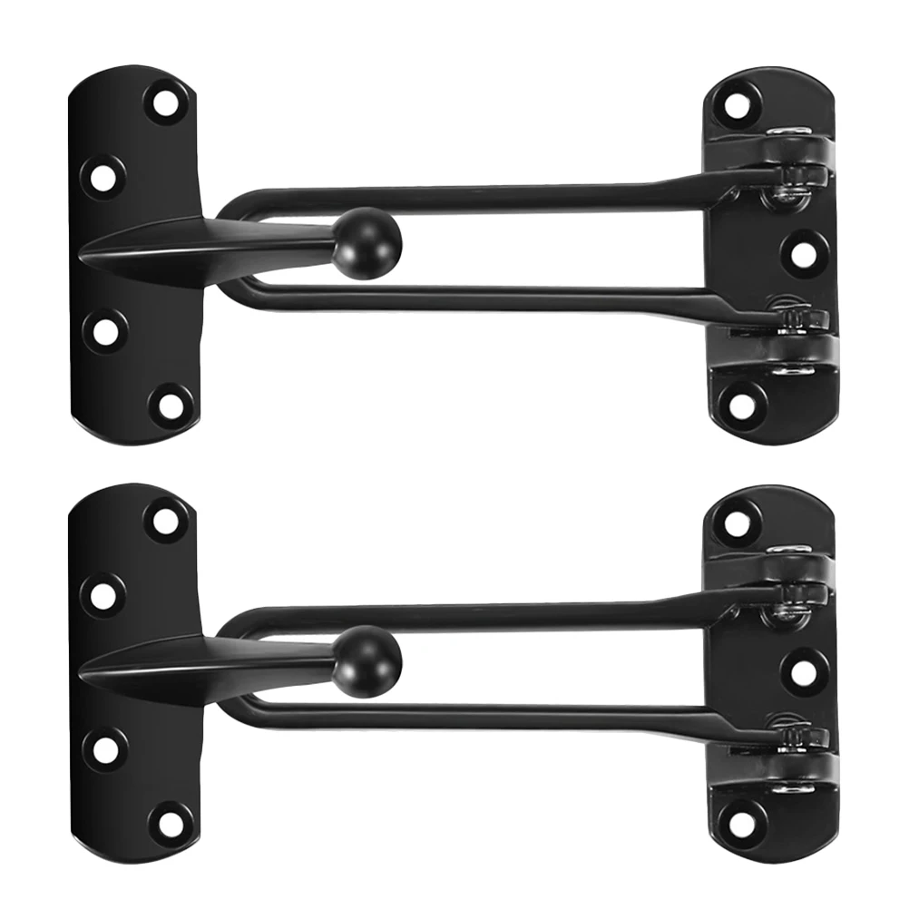 

2 Pcs Anti-theft Door Buckle Lock Hotel Locks for Travelers Room Style Safety Latch Household Zinc Alloy Security Swing