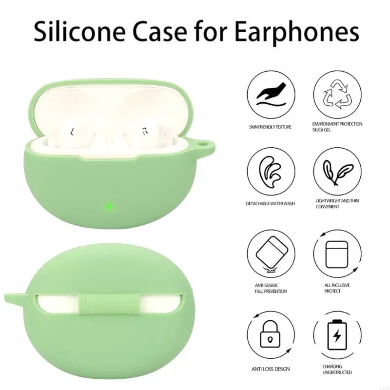 ل OnePlus Nord Buds 3 سماعة الغطاء الواقي مكافحة الحشف الأوساخ مقاومة المضادة للتصادم سماعات الحالات الملحقات