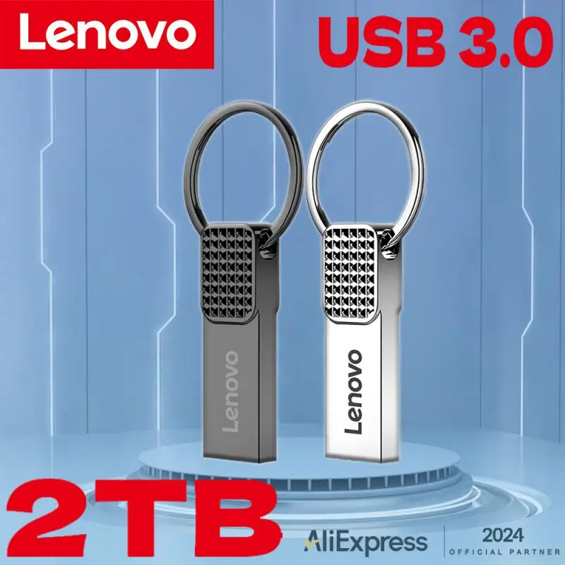 Lenovo Pen Drive 2TB High Speed Flash USB Memory Metal Pendrive 1TB Flash Drive 512GB USB3.1 Memory Storage Device U Disk For PC