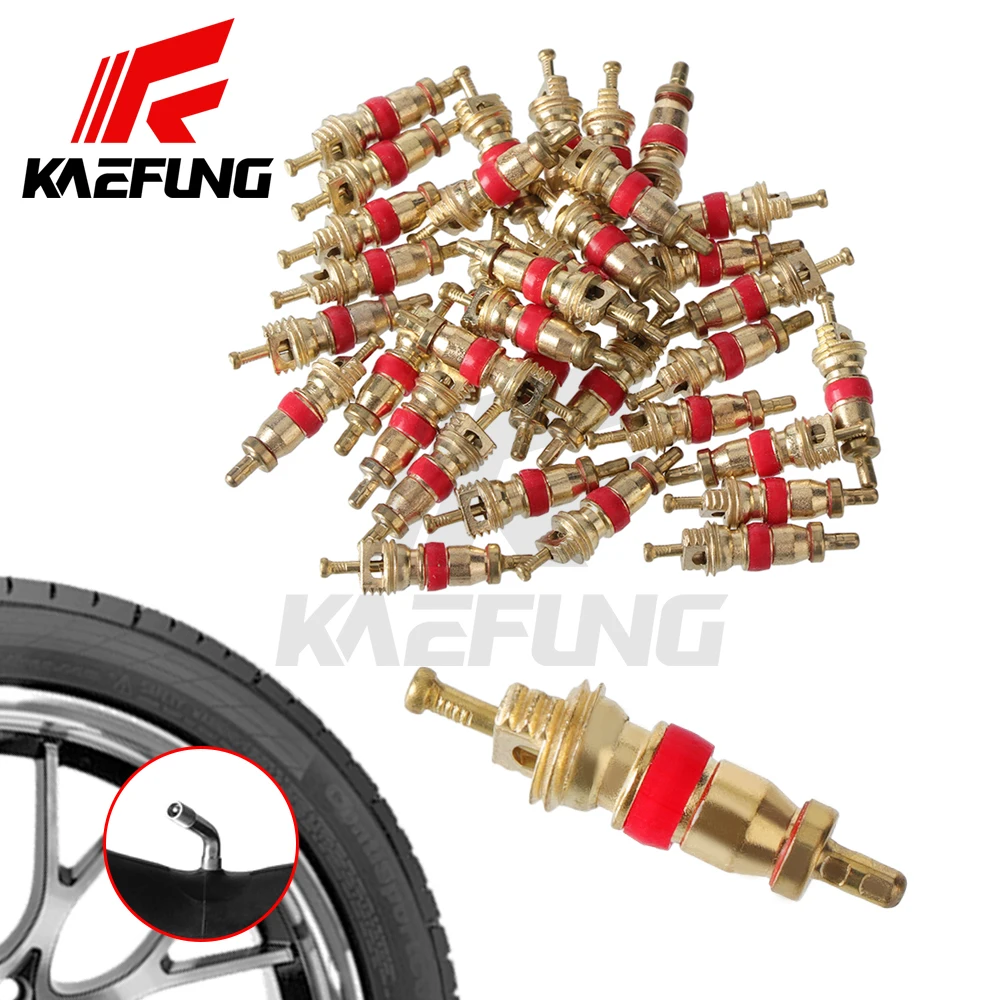 Tire Valve Core American/US Vacuum Tyre Valve Stems Core Remover Car Motorcycle Bike Copper Valve Core Bicycle Auto Accessories