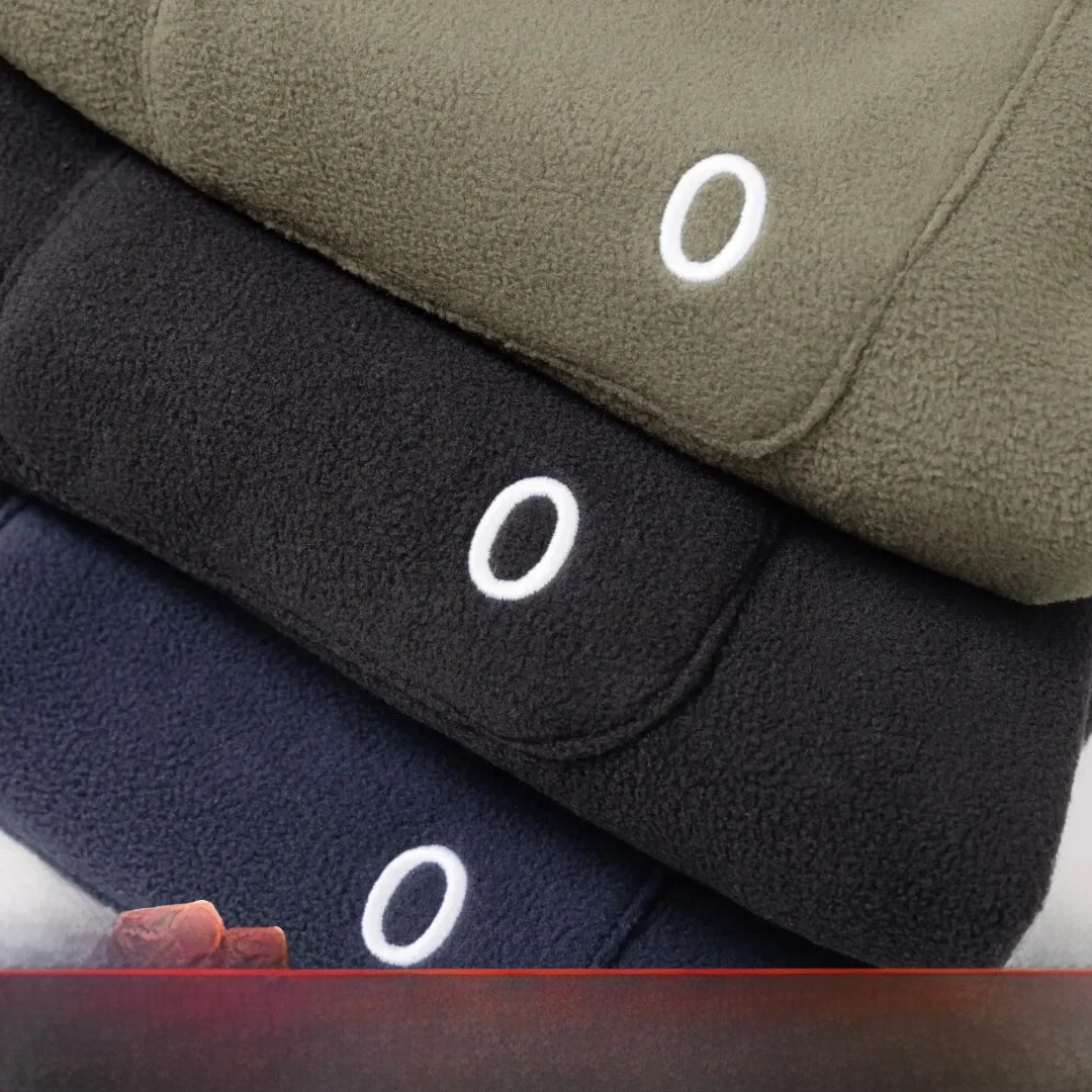 

Thiened Fce Outdoor Casual Pants Men Women Autumn Winter Warm Straight Leg Trousers Couple Polyester Spandex Blend