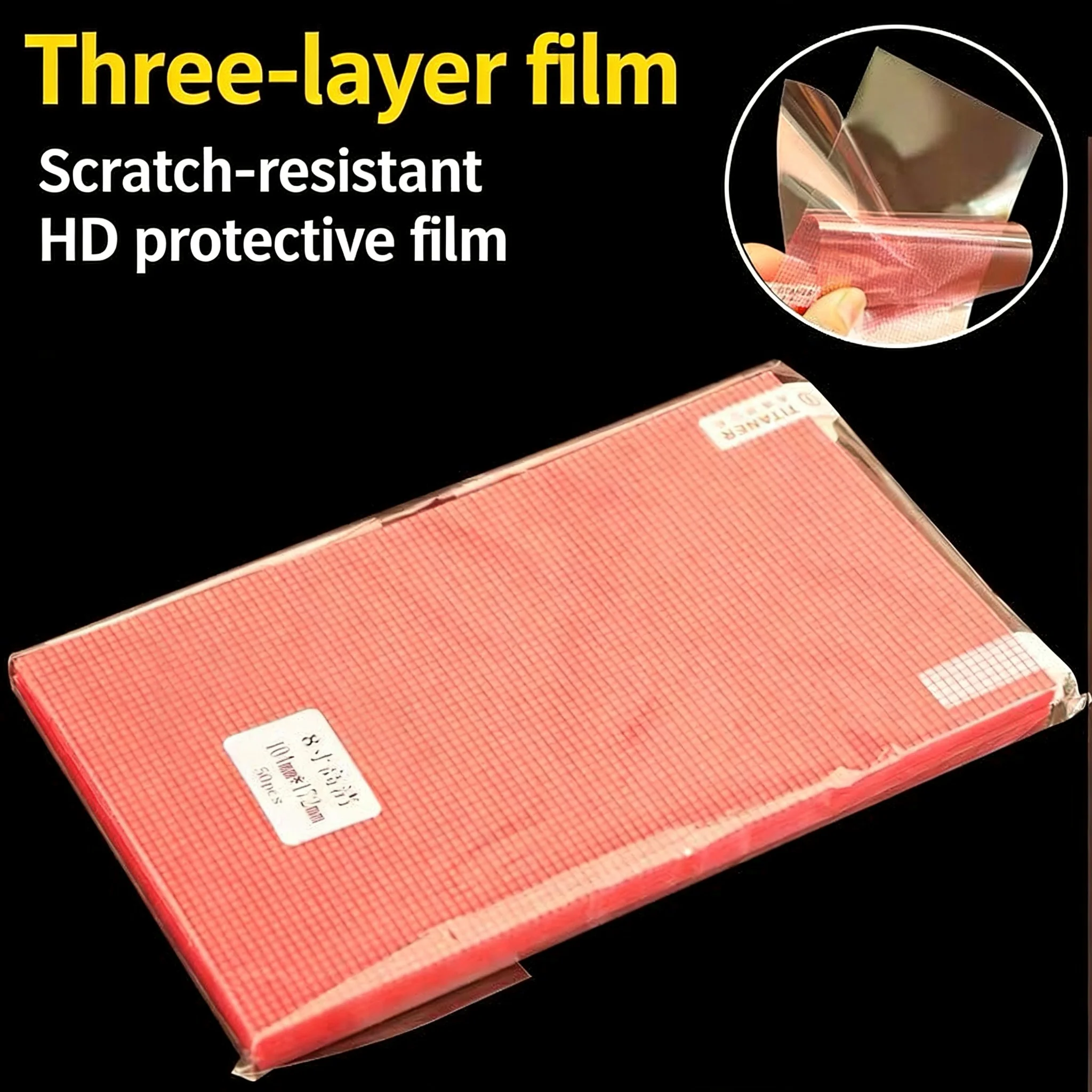 

5 шт. высокопрозрачных самоклеящихся защитных пленок, универсальная сетчатая пленка для устройств 5-12 дюймов, подходит для камер, автомобильных GPS-навигаторов и всех типов устройств