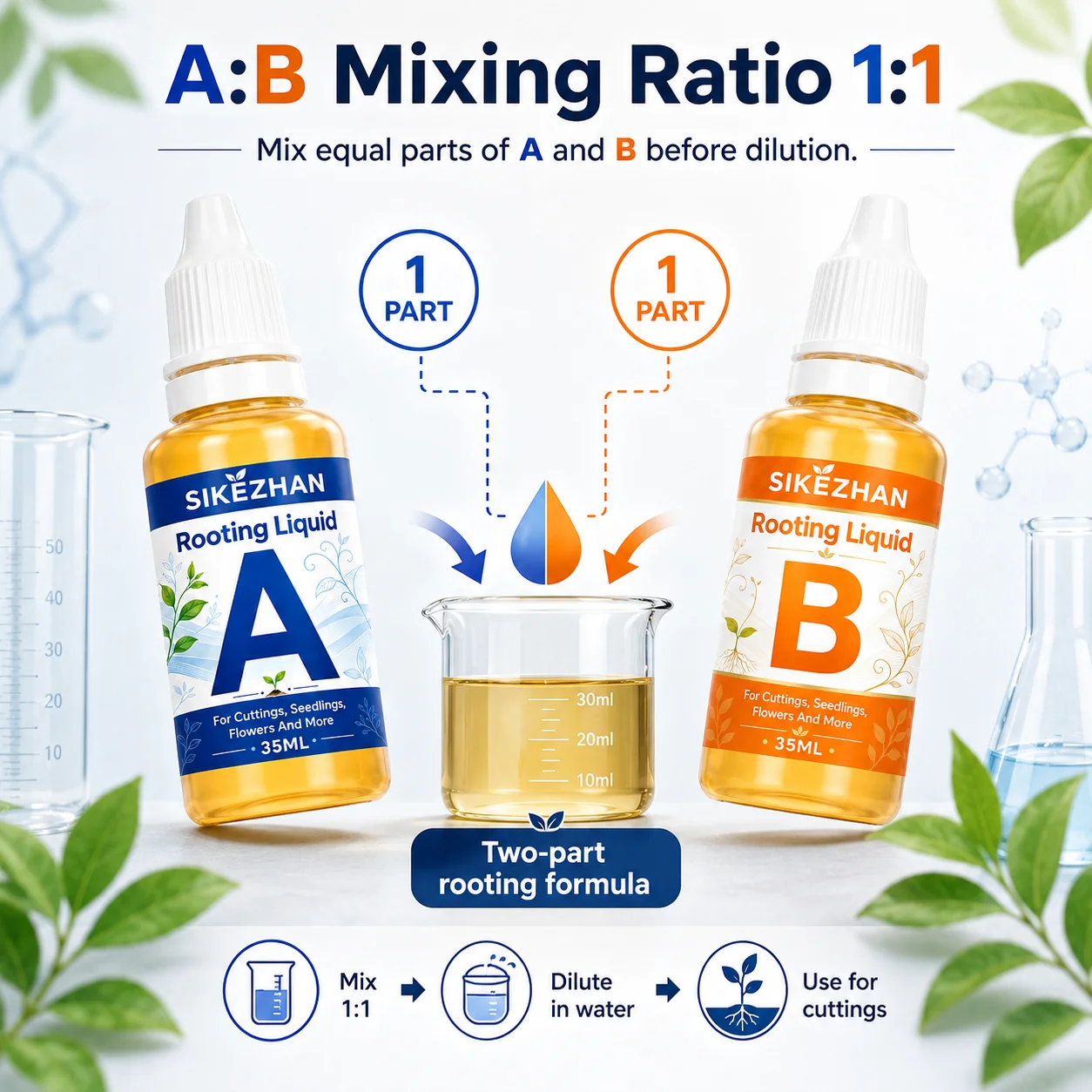 مجموعة مغذيات وسماد للزراعة ال - مراجعة Hydroponic Nutrient A B Set وسعره