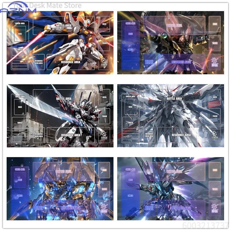 Futuristic Mecha Robot Large Gaming Mouse Pad, Blueprint Mechanical Pattern Non-Slip Lock Edge XXL Desk Mat