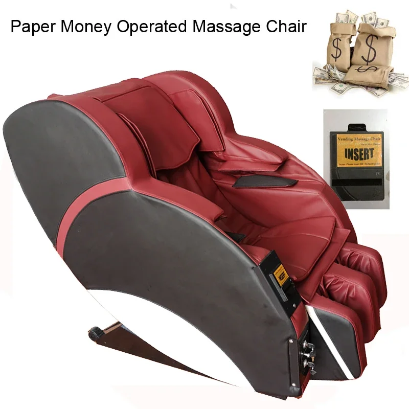 Fashion High Quality 4D Bill Operated Vending Massage Chair with full body massage